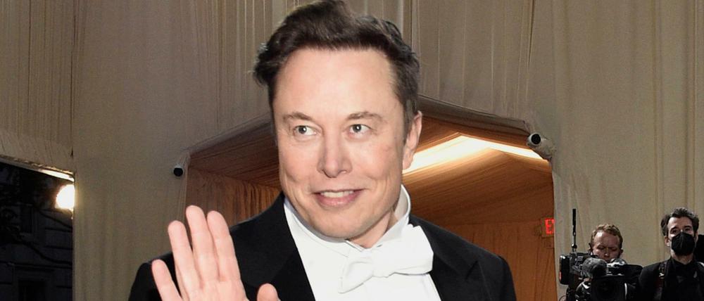 Elon Musk kommt zur Benefizgala des Costume Institute des Metropolitan Museum of Art.