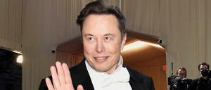 Elon Musk kommt zur Benefizgala des Costume Institute des Metropolitan Museum of Art.