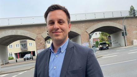 Rodion Bakum strebt im Wahlkreis in Mülheim an der Ruhr bei der NRW-Landtagswahl für die SPD das Direktmandat an. 