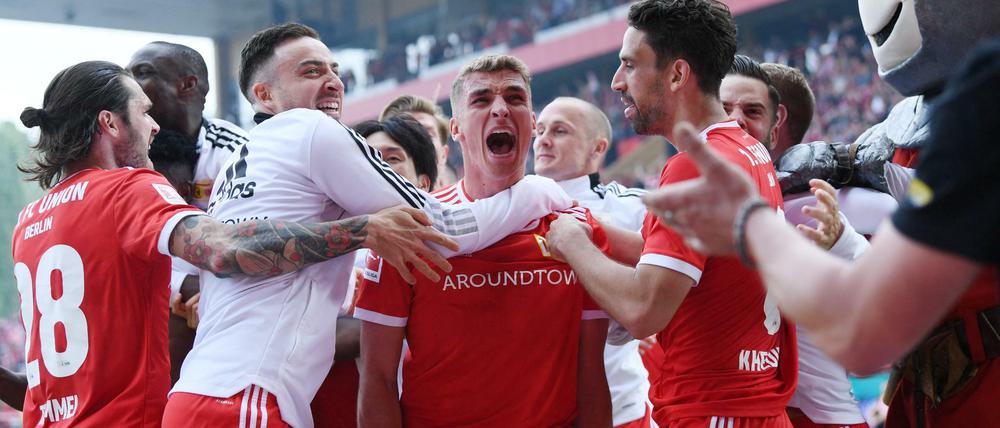 Große Freude bei Union Berlin.