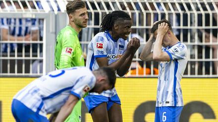 Zuversicht sieht anders aus. Hertha BSC geht mit einem schlechten Gefühl in die Relegation.