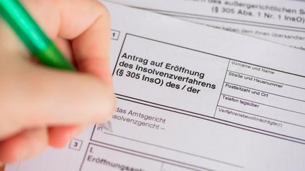 1242 Insolvenzverfahren wurden 2021 in Berlin registriert.