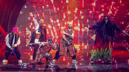 Das Kalush Orchestra aus der Ukraine siegte in Turin mit "Stefania".