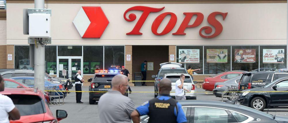 Der Supermarkt in Buffalo, in dem die tödlichen Schüsse fielen