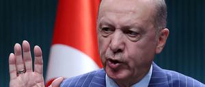 Der türkische Präsident Recep Tayyip Erdogan hält eine größere Nato für keine gute Idee.