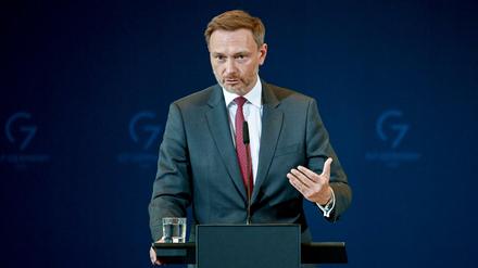 Bundesfinanzminister Christian Lindner (FDP).