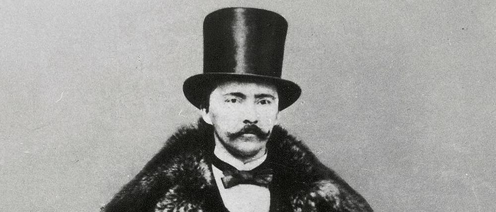 Schliemann 1860 als Großkaufmann in St. Petersburg.