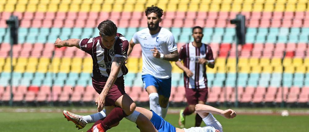 Am 38. Spieltag siegt der BFC Dynamo mit 4:2 (2:1) bei der VSG Altglienicke.