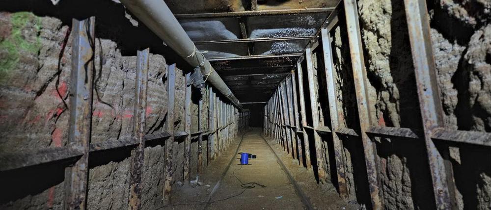Der Drogen-Tunnel zwischen den USA und Mexiko ist bis zu 18 Meter tief.