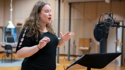 Die Opernsängerin Lucia Lucas.