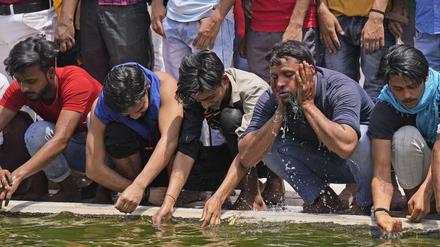 In Indien steigen die Temperaturen auf fast 50 Grad.
