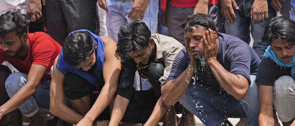 In Indien steigen die Temperaturen auf fast 50 Grad.