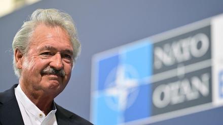 Der luxemburgische Außenminister Jean Asselborn bei einem informellen Treffen der NATO-Außenminister