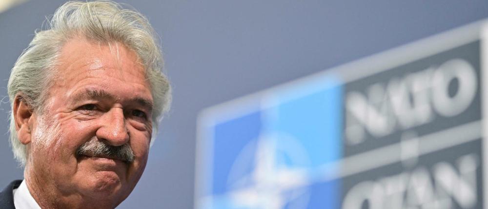 Der luxemburgische Außenminister Jean Asselborn bei einem informellen Treffen der NATO-Außenminister