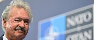 Der luxemburgische Außenminister Jean Asselborn bei einem informellen Treffen der NATO-Außenminister
