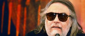 Der griechische Popstar Vangelis gibt eine Pressekonferenz. (Archivbild)