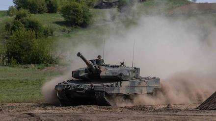 Ein Leopard-Panzer