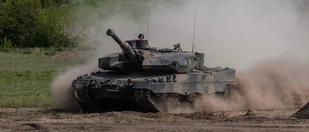 Ein Leopard-Panzer