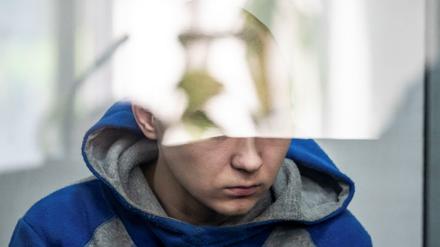 Der russische Soldat Vadim S. vor Gericht in Kiew