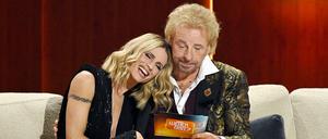 Mit einer Traumquote: Michelle Hunziker und Thomas Gottschalk im November 2021 in "Wetten, dass ..?".