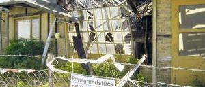 Dieses Bild von 2012 zeigt die letzten Reste der Ruine.
