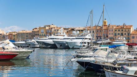 Luxusyachten im Hafen von Saint Tropez (Archivbild von 2018)