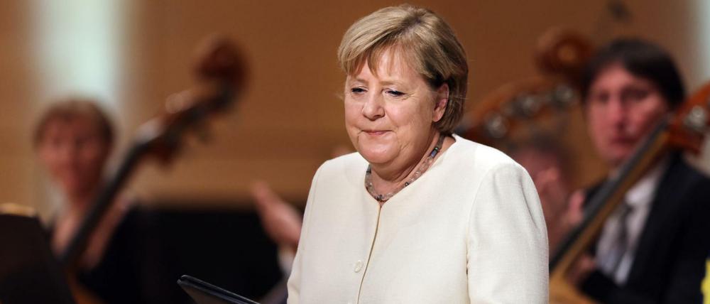 Die ehemalige Bundeskanzlerin Angela Merkel bei einem Termin im vergangenen Jahr.