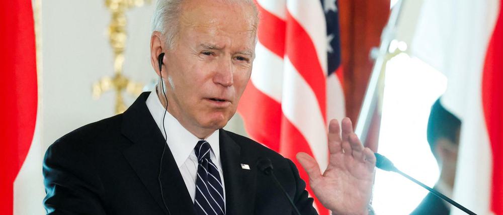 US-Präsident Joe Biden bei einer Pressekonferenz in Tokio am 23. Mai 2022