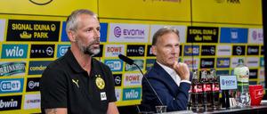 Da war er noch der große Hoffnungsträger. Inzwischen hat Marco Rose in Dortmund schon wieder ausgespielt.