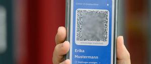 Viele Deutsche benutzen die CovPass- oder die Corona-Warn-App, um ihren Impfstatus nachzuweisen. 