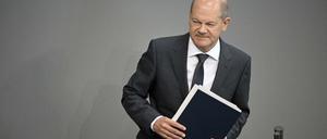 Prinzipien auf Kosten der Geschmeidigkeit: Bundeskanzler Olaf Scholz gibt der Ukraine Hilfszusagen, deren Ende Kiew bestimmt.