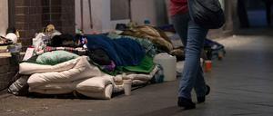2020 wurden bei der ersten Zählung 1.976 obdachlose Menschen in Berlin erfasst.