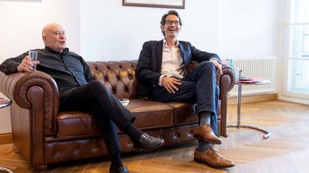 Chefdirigent Christoph Eschenbach (links) und Intendant Sebastian Nordmann.