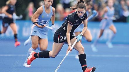 Nichts zu holen. Emma Boermans (r.) und die deutschen Frauen verloren am Wochenende beide Spiele gegen die Argentinierinnen.