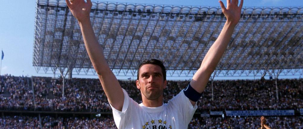 Michael Preetz ist Torschützenkönig der Saison 1998/99.