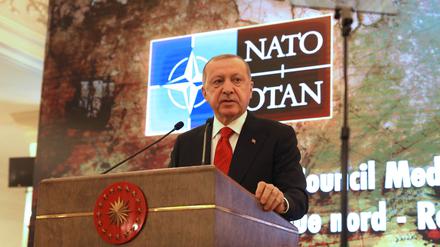Der türkische Präsident Recep Tayyip Erdogan stellt Forderungen.
