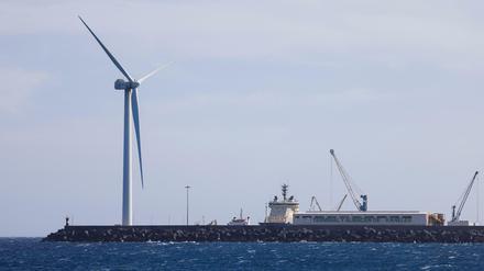 Eine Windanlage von Siemens Gamesa in der Nähe von Gran Canaria.