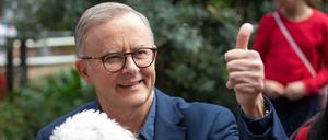 Anthony Albanese präsentiert sich gerne als zugänglich und versöhnend.