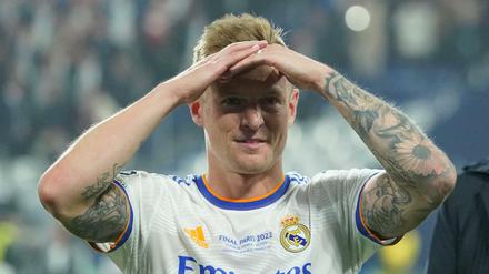 Beantwortet keine "Scheißfragen". Toni Kroos nach dem Champions-League-Finale