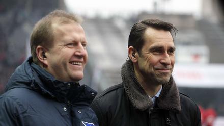 Beide nicht mehr vertraglich bei Hertha: Ingo Schiller (l.) und Michael Preetz.