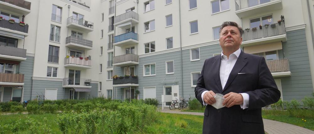Andreas Geisel (SPD), Berlins Bausenator, in Marzahn-Hellersdorf