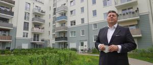 Andreas Geisel (SPD), Berlins Bausenator, in Marzahn-Hellersdorf 