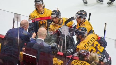 Bisher die richtigen Worte gefunden. Unter Söderholm spielte das DEB-Team eine starke Vorrunde bei der WM.