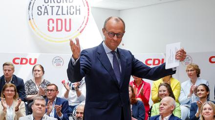 Lädt alle CDU-Mitglieder ein, um das neue Grundsatzprogramm zu streiten: CDU-Chef Friedrich Merz.