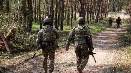 Russische Spezialkräfte in Sjewjerodonezk: Die Stadt ist mittlerweile zur Hälfte eingenommen.