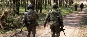 Russische Spezialkräfte in Sjewjerodonezk: Die Stadt ist mittlerweile zur Hälfte eingenommen.