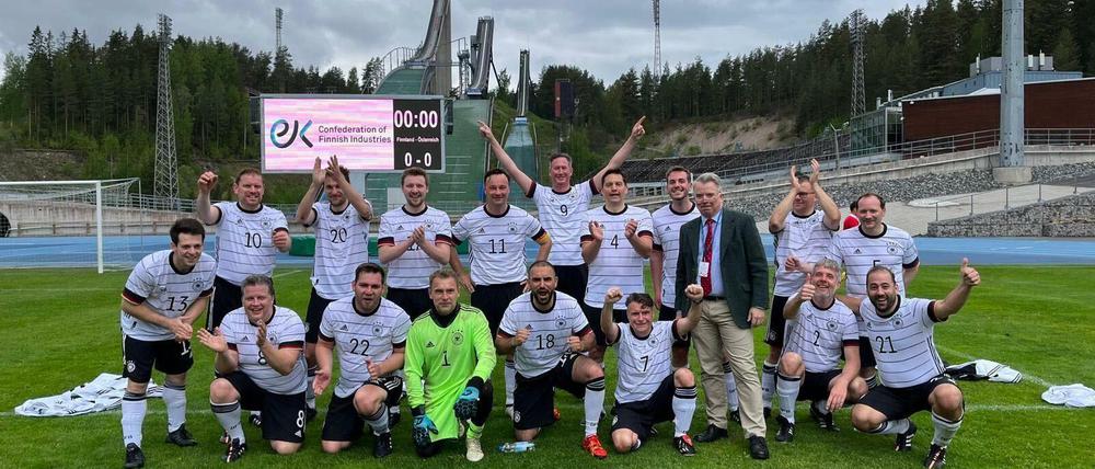 Team Deutschland in Finnland.