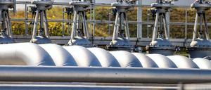 Die Industrieanlagen der PCK in Schwedt/Oder: Das Unternehmen erhält Rohöl aus Russland über die Druschba-Pipeline.
