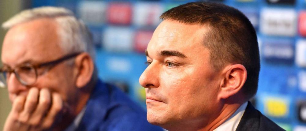 Lars Windhorst ist bislang mit seinem Investment bei Hertha nicht zufrieden.