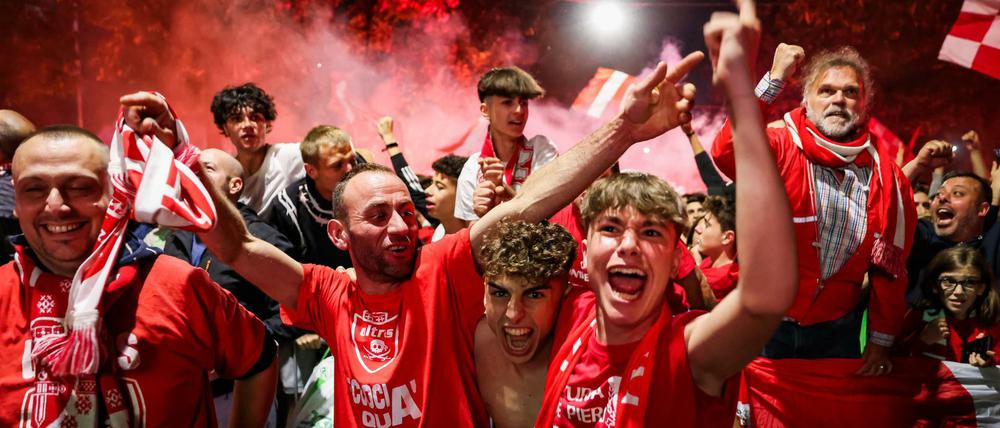 In Monza feierten die Fans den zweiten Aufstieg innerhalb weniger Jahre.